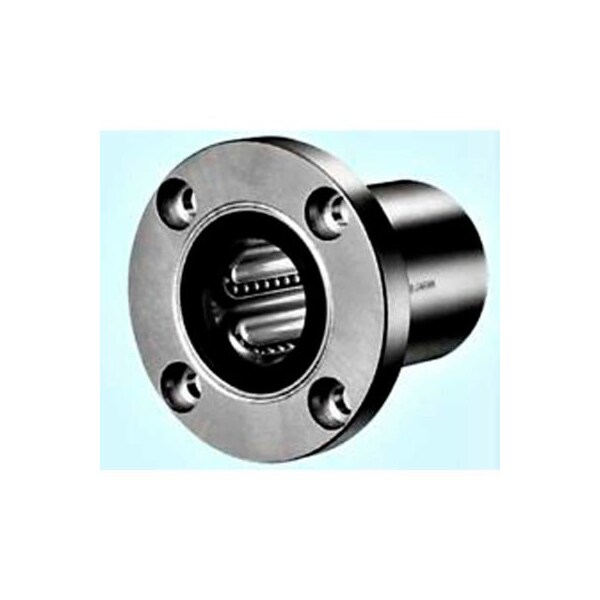 Nippon Bearing NB Corp SWF20G 1-1/4" ID Round Flange Type Linear Bearing W/Resin Retainer, Steel SWF20G - main